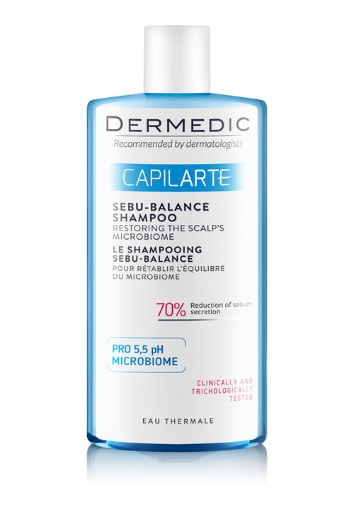 DERMEDIC CAPILARTE Szampon SEBU-BALANCE Przywracający Równowagę Mikrobiomu Skóry