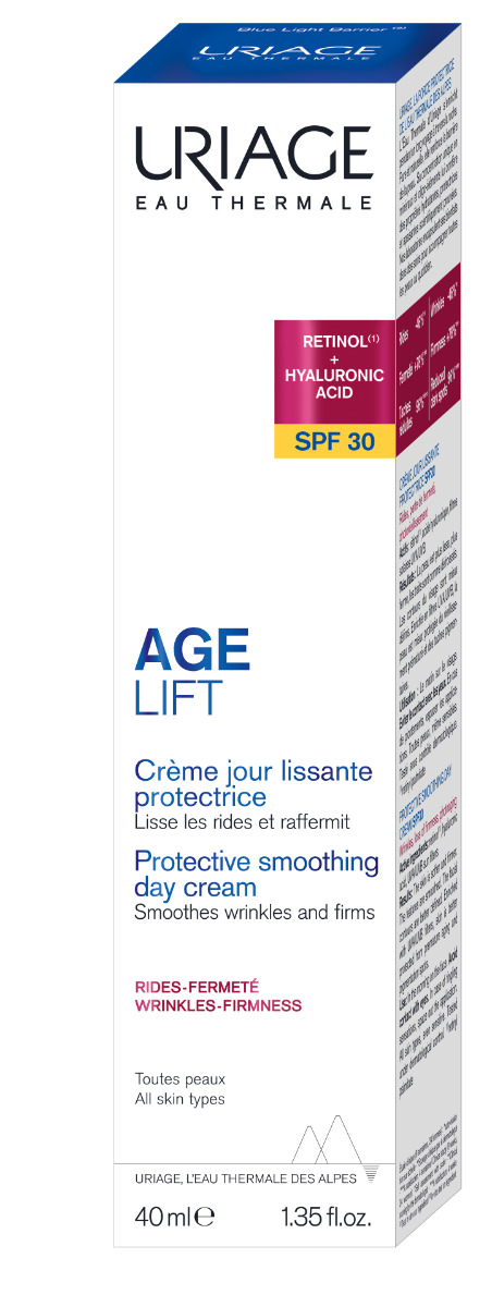 URIAGE Age Lift Wygładzający Krem Ochronny Na Dzień SPF30 - 40ml