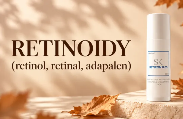Retinoidy — retinol, retinal, adapalen — odnowa skóry