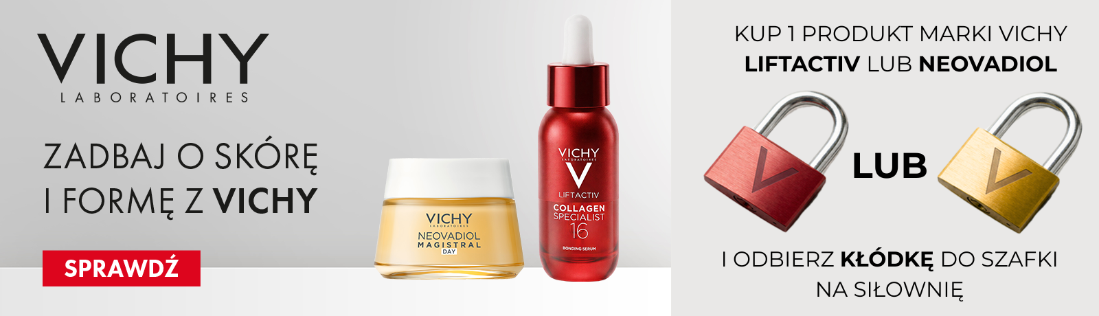 Vichy klodka 1+1