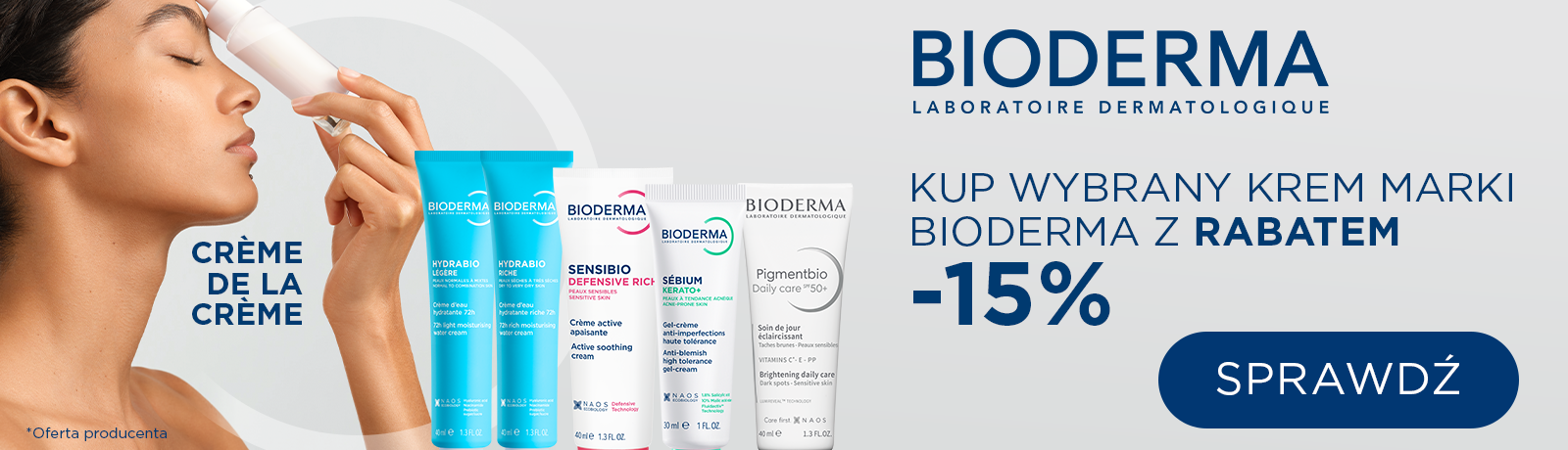 BIoderma creme de la creme -15%