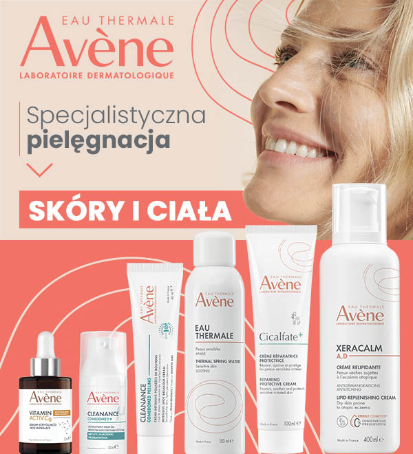 Avene - specjalistyczna pielęgnacja skóry i ciała
