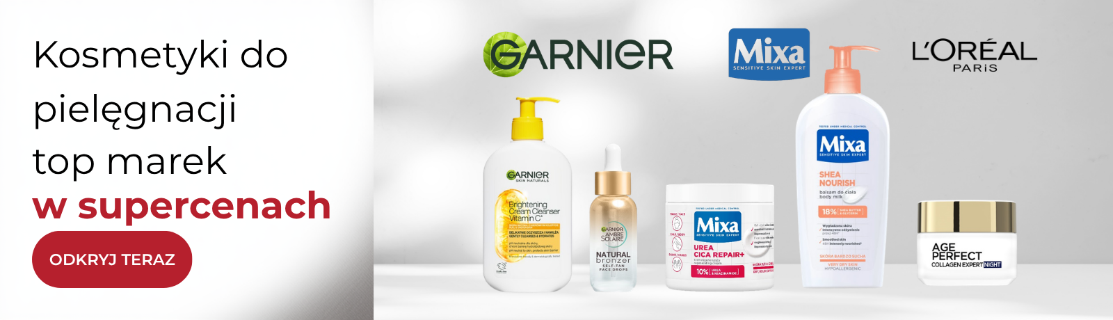 PIELĘGNACJA GARNER, MIXA i L`OREAL PARIS w supercenach